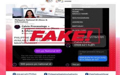 psa legit check|BEWARE: PhilSys scammers .